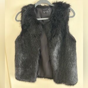 Faux fur Topshop vest